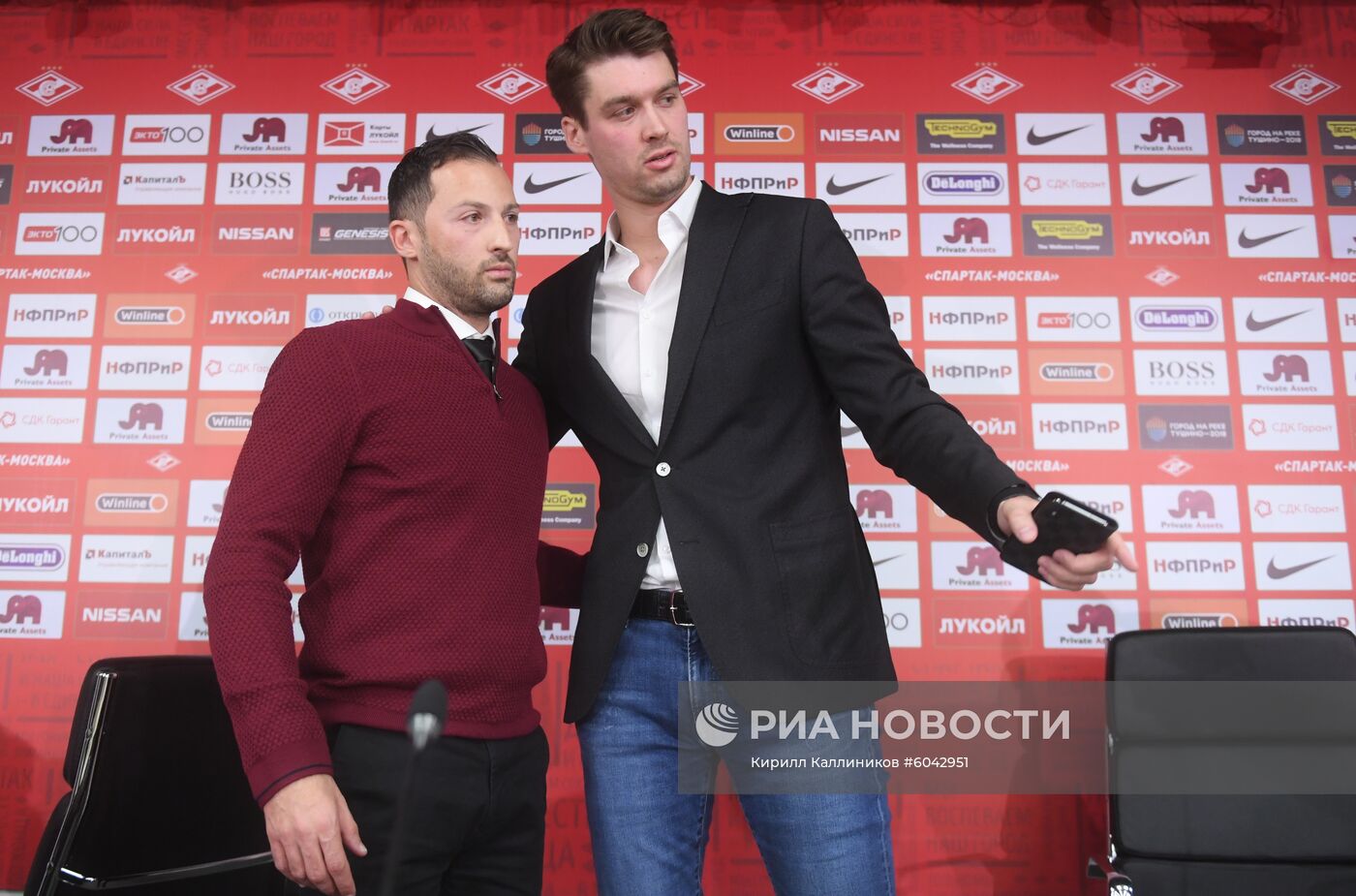 Представление нового главного тренера ФК "Спартак"