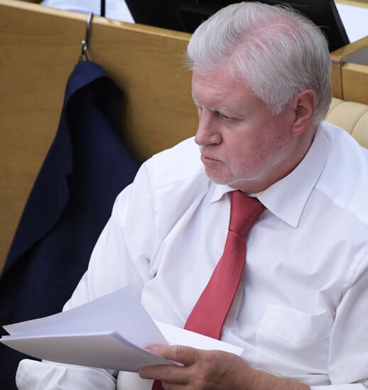 Пленарное заседание Госдумы РФ