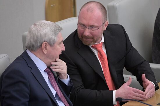 Пленарное заседание Госдумы РФ