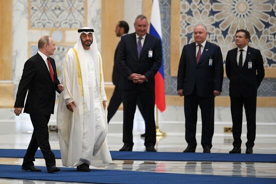 Государственный визит президента РФ В. Путина в ОАЭ