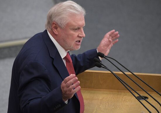 Пленарное заседание Госдумы РФ