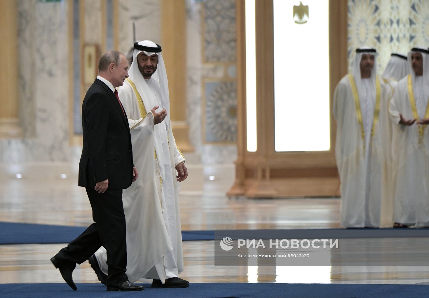 Государственный визит президента РФ В. Путина в ОАЭ