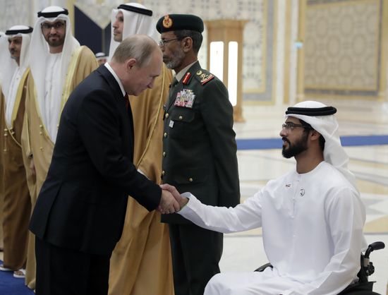 Государственный визит президента РФ В. Путина в ОАЭ
