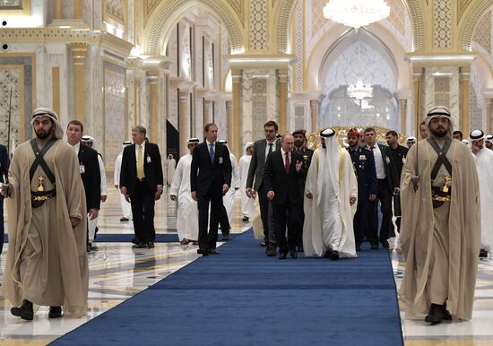 Государственный визит президента РФ В. Путина в ОАЭ