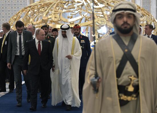 Государственный визит президента РФ В. Путина в ОАЭ