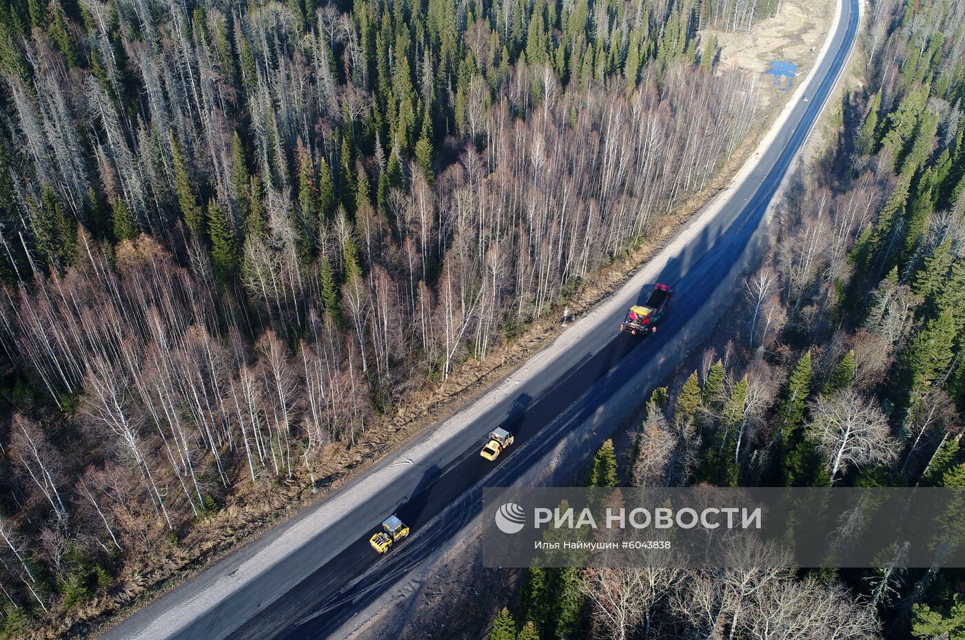 Дорожные работы в Красноярском крае