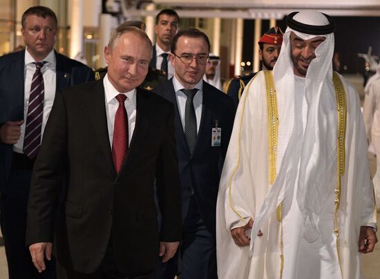 Государственный визит президента РФ В. Путина в ОАЭ