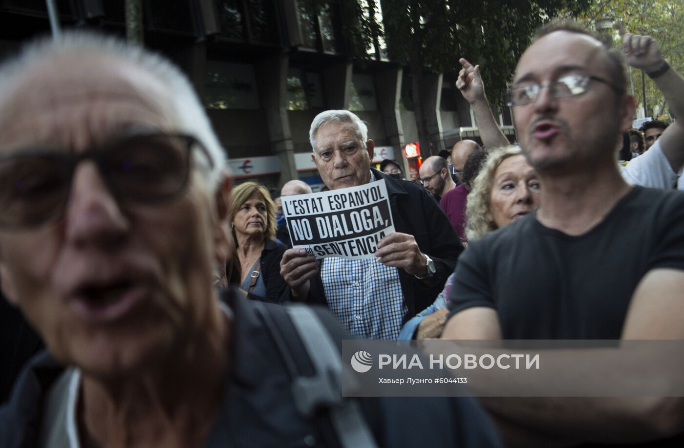 Акции протеста в Барселоне