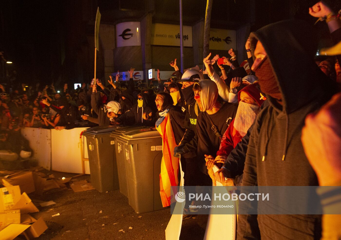 Акции протеста в Барселоне