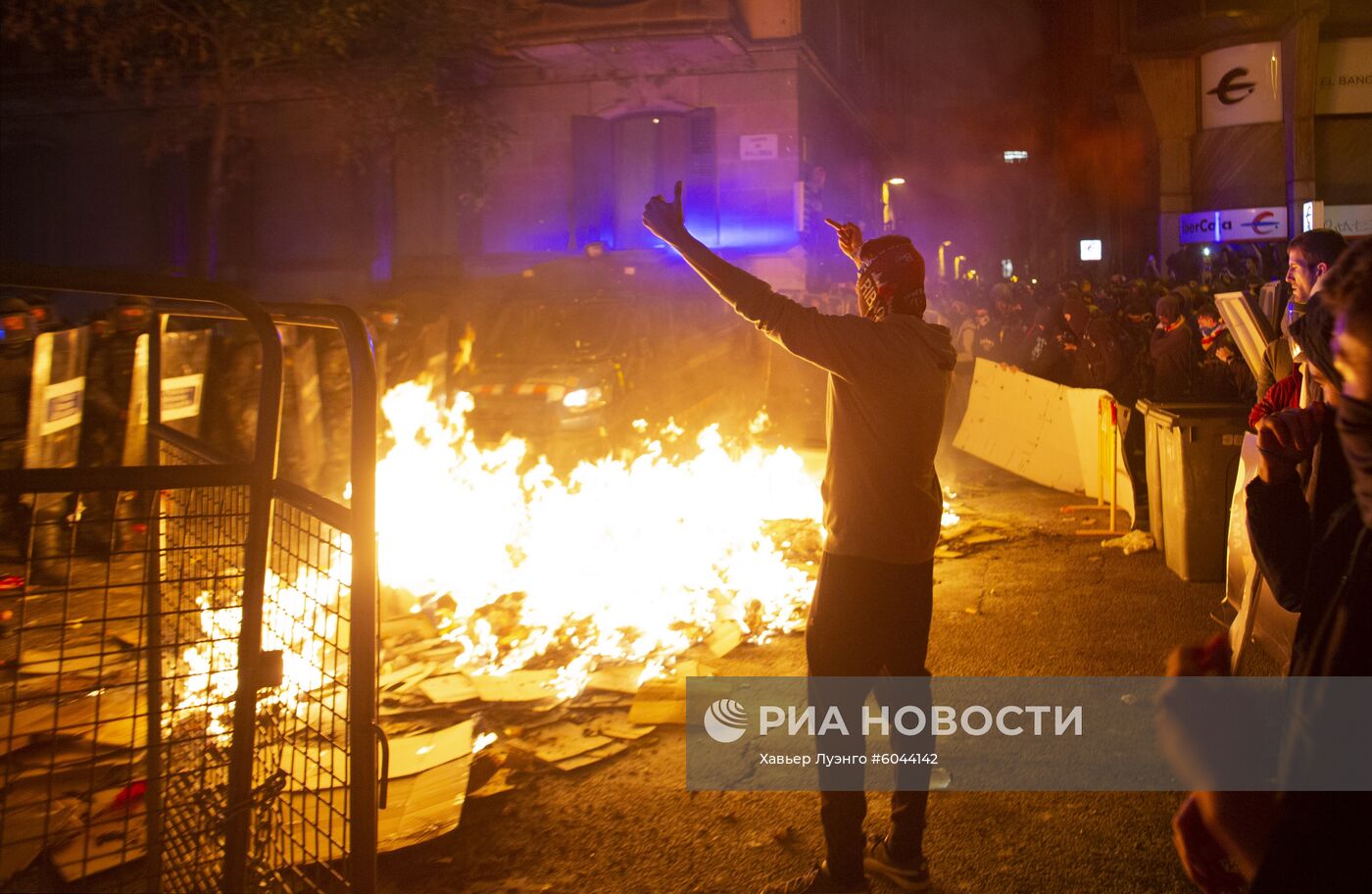 Акции протеста в Барселоне