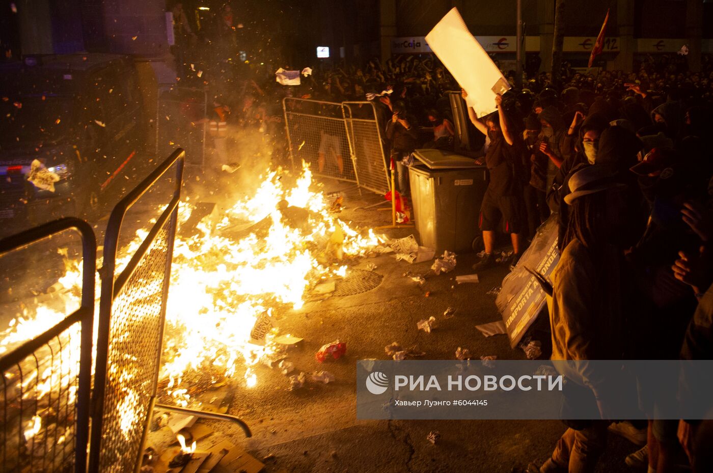 Акции протеста в Барселоне