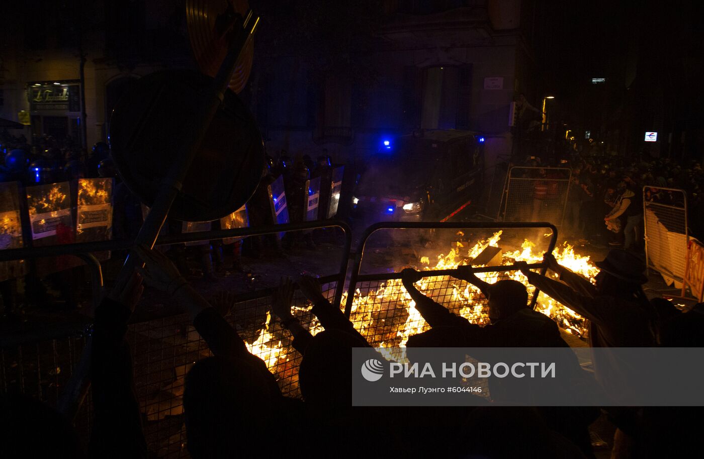 Акции протеста в Барселоне