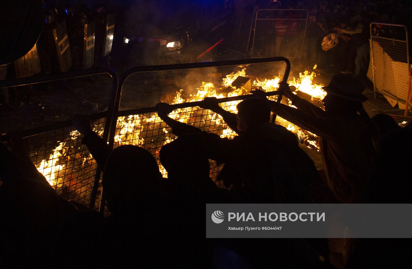 Акции протеста в Барселоне