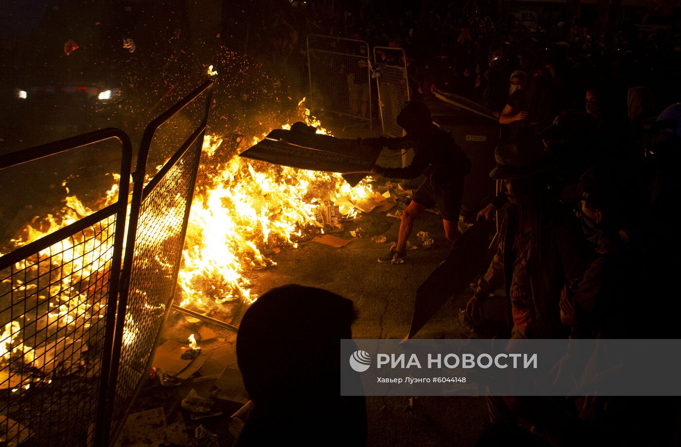 Акции протеста в Барселоне