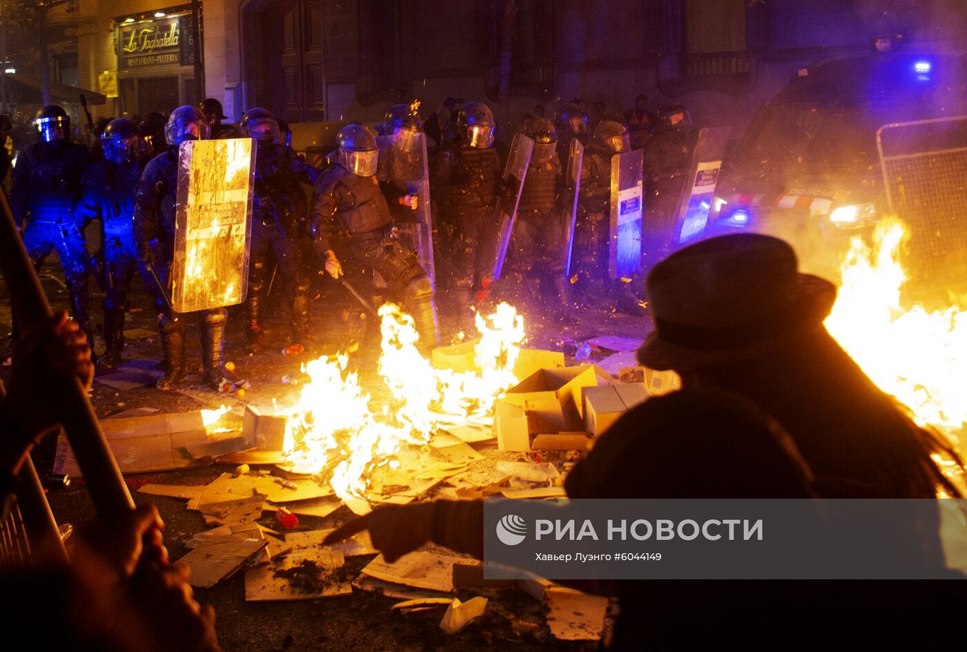 Акции протеста в Барселоне