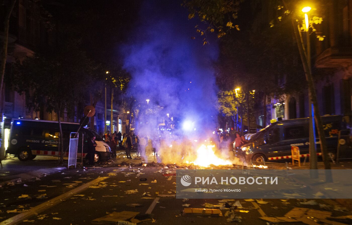 Акции протеста в Барселоне