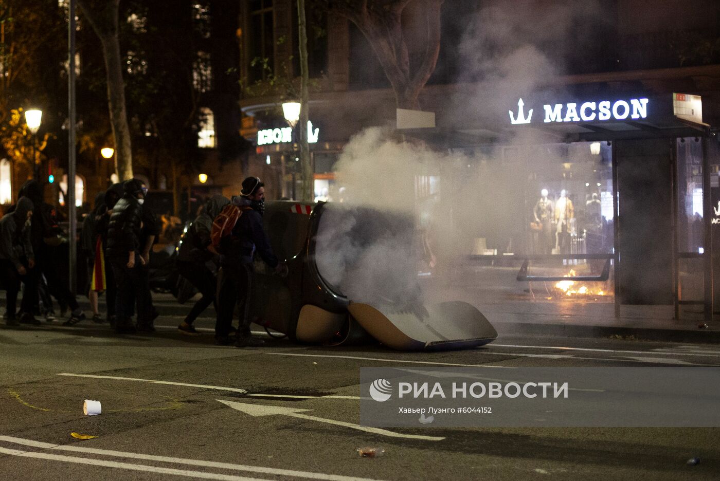 Акции протеста в Барселоне