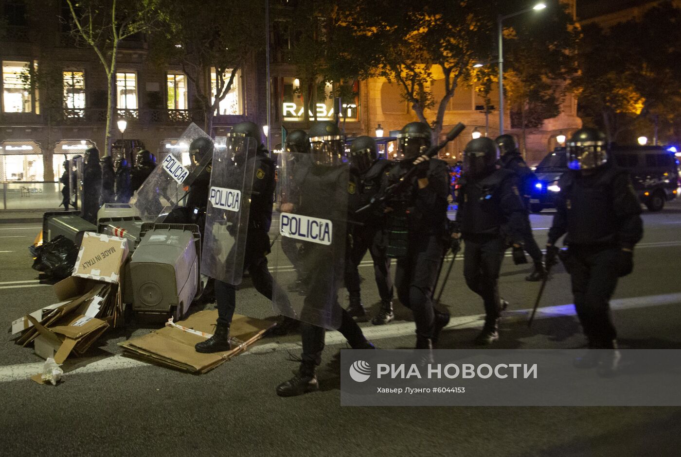Акции протеста в Барселоне