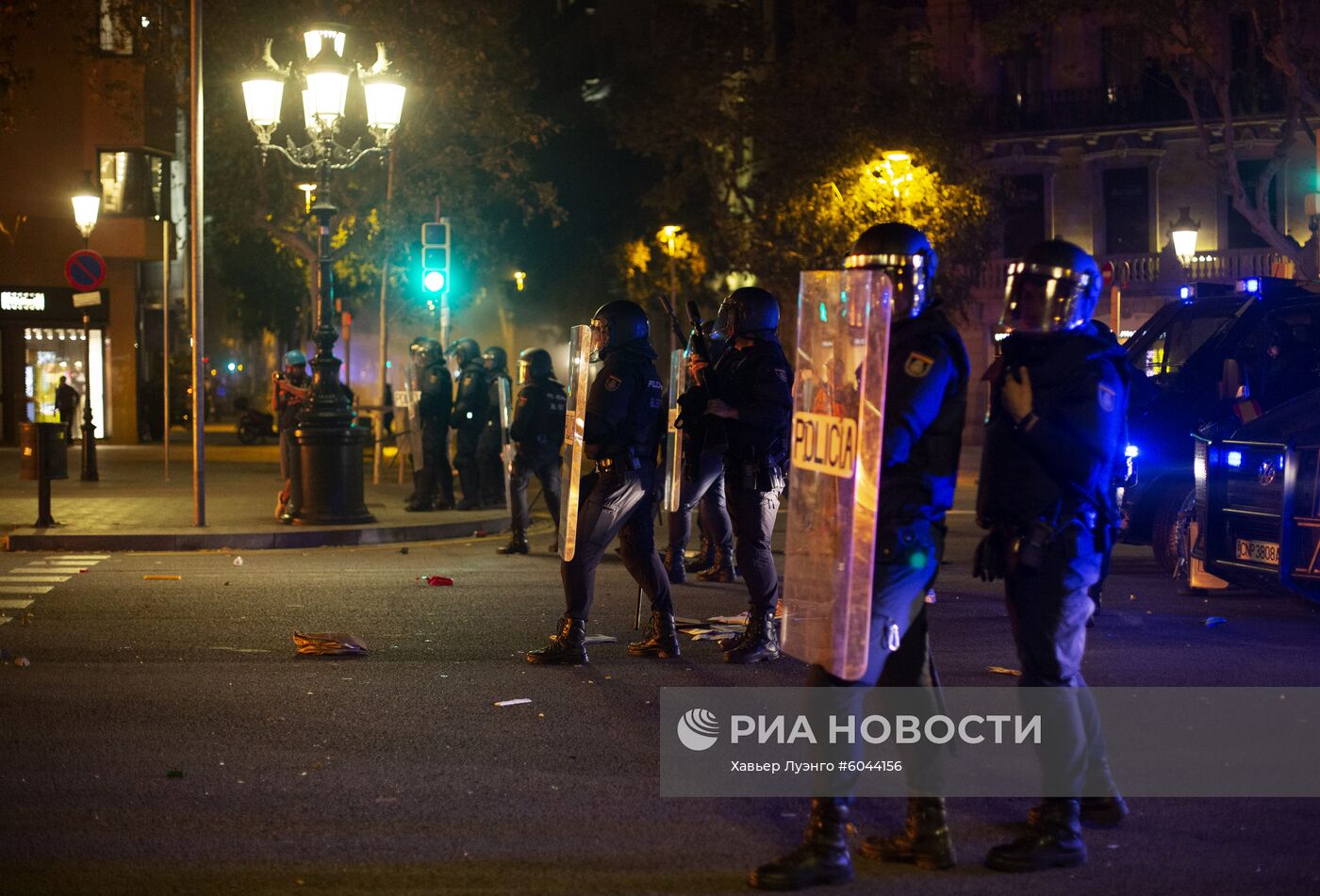 Акции протеста в Барселоне