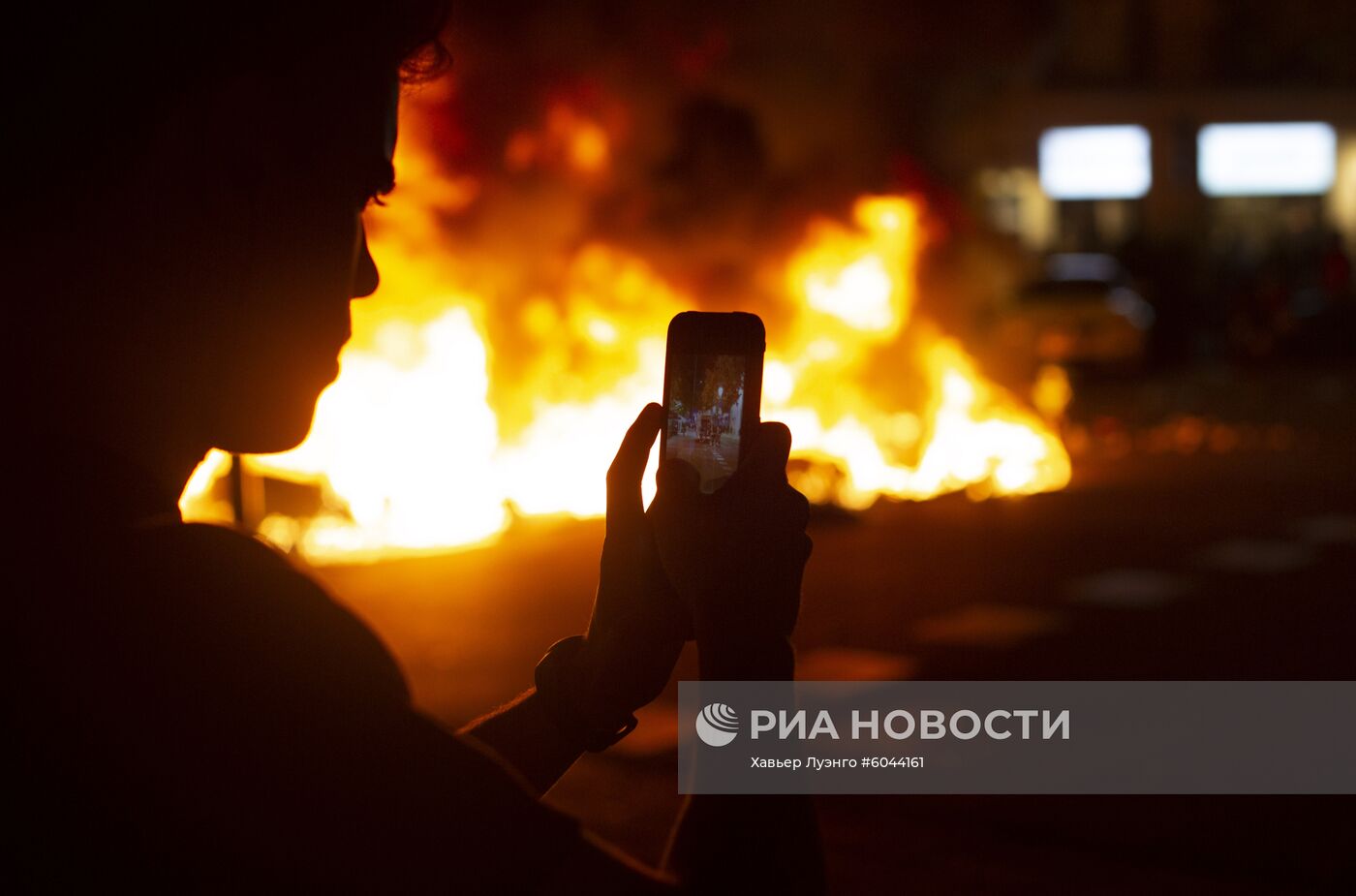 Акции протеста в Барселоне