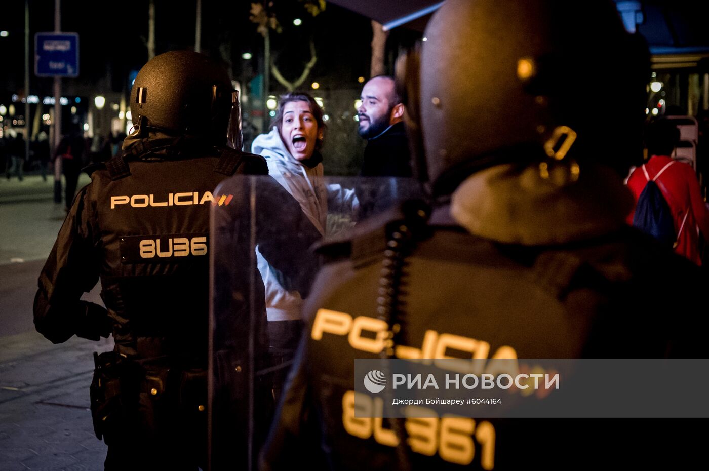 Акции протеста в Барселоне