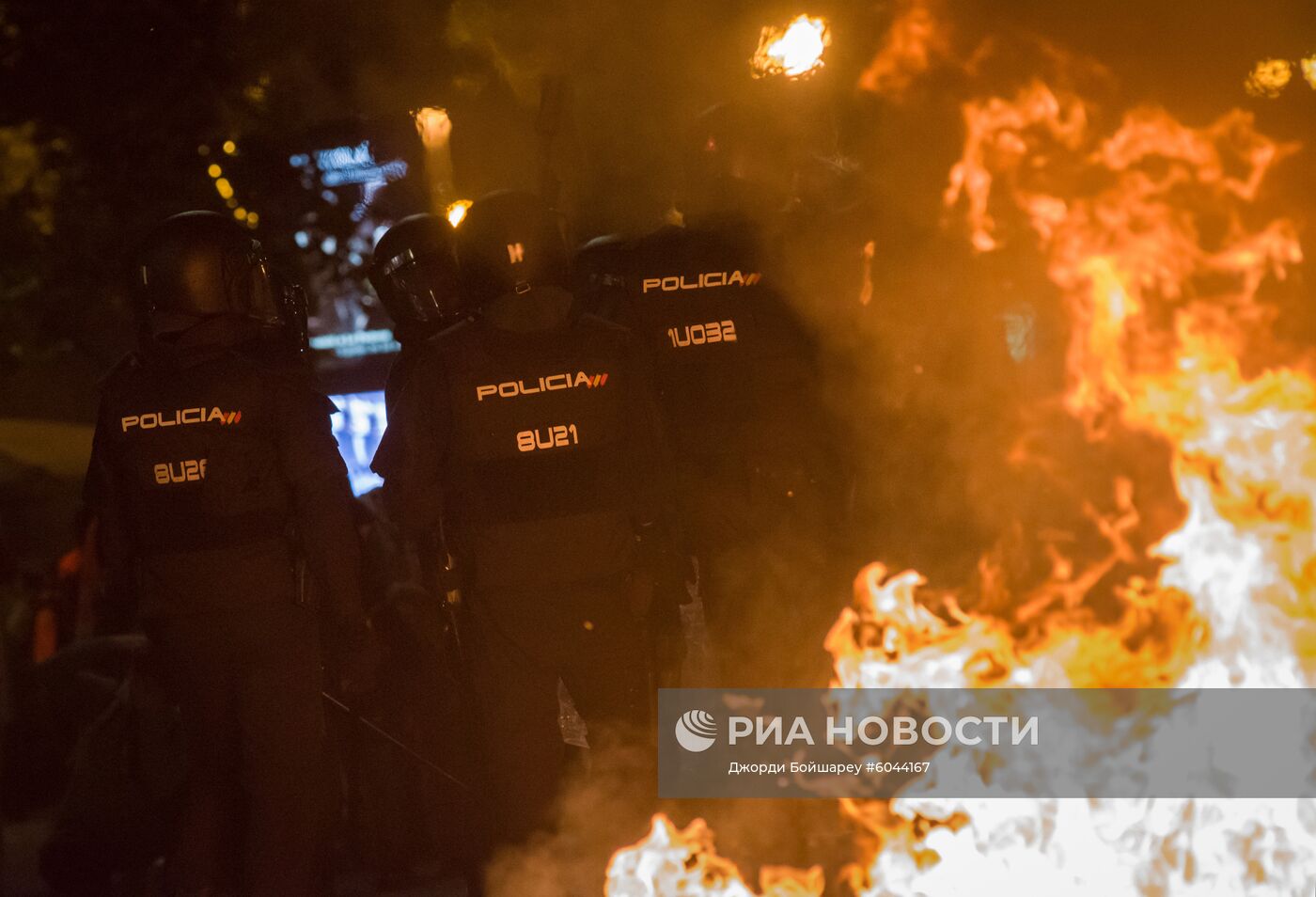 Акции протеста в Барселоне