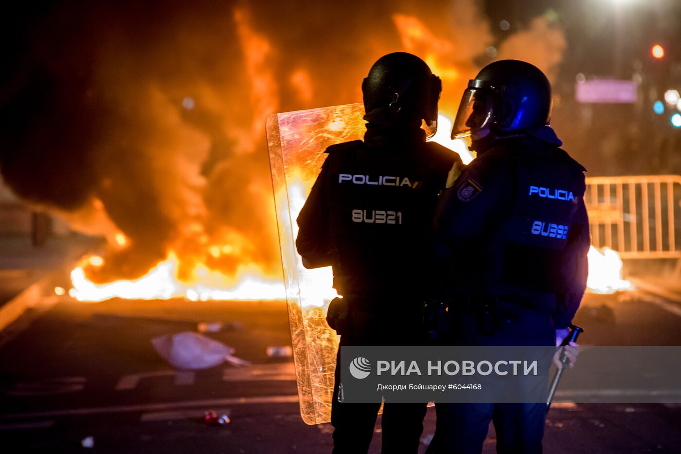 Акции протеста в Барселоне