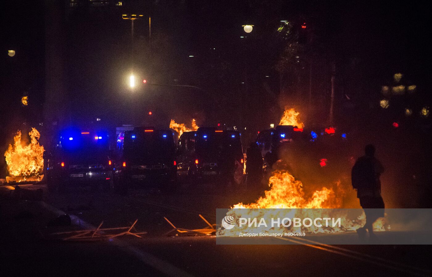 Акции протеста в Барселоне