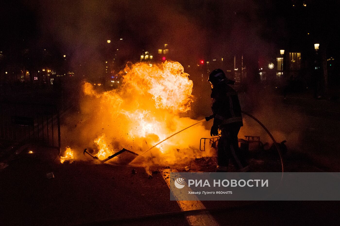 Акции протеста в Барселоне