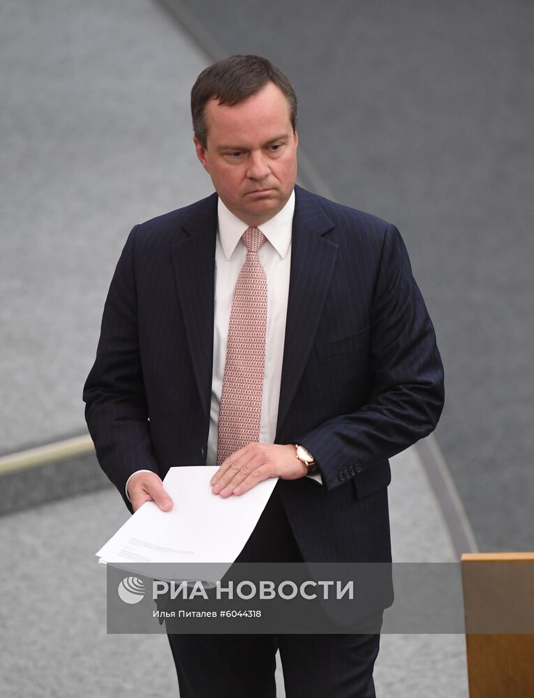 Пленарное заседание Госдумы РФ 