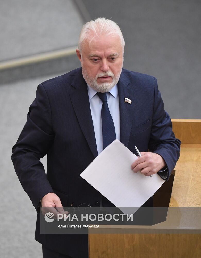 Пленарное заседание Госдумы РФ 