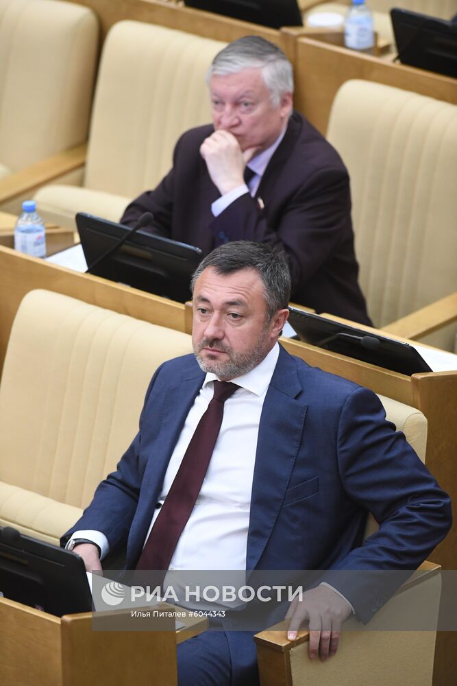 Пленарное заседание Госдумы РФ 