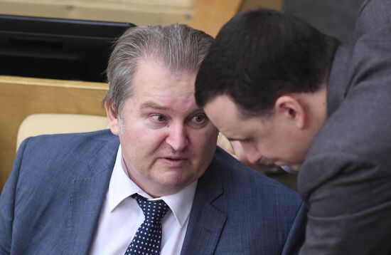 Пленарное заседание Госдумы РФ 