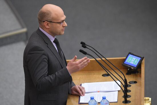 Пленарное заседание Госдумы РФ 