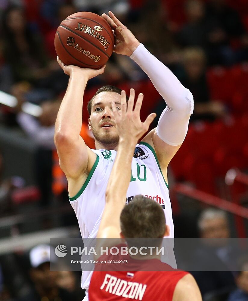 Баскетбол. Кубок Европы. Матч "Локомотив-Кубань" - "Лимож"