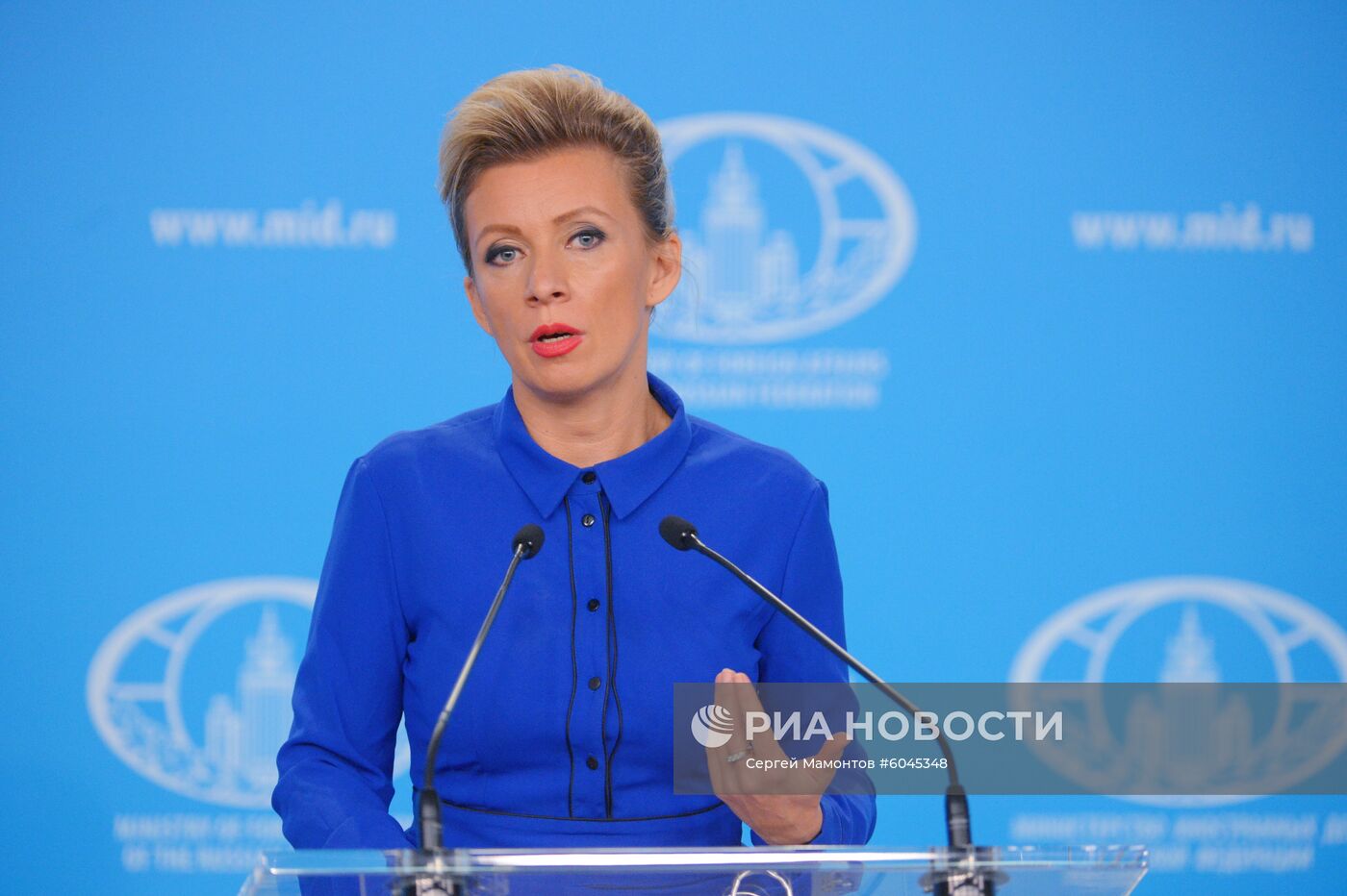 Брифинг официального представителя МИД России М. Захаровой