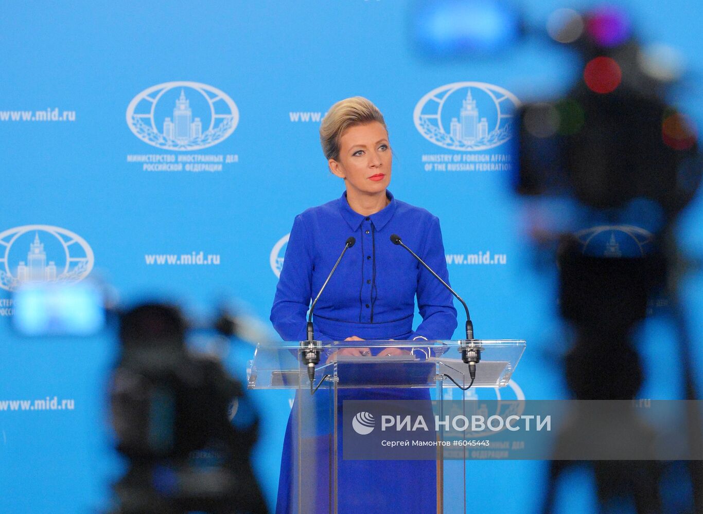 Брифинг официального представителя МИД России М. Захаровой