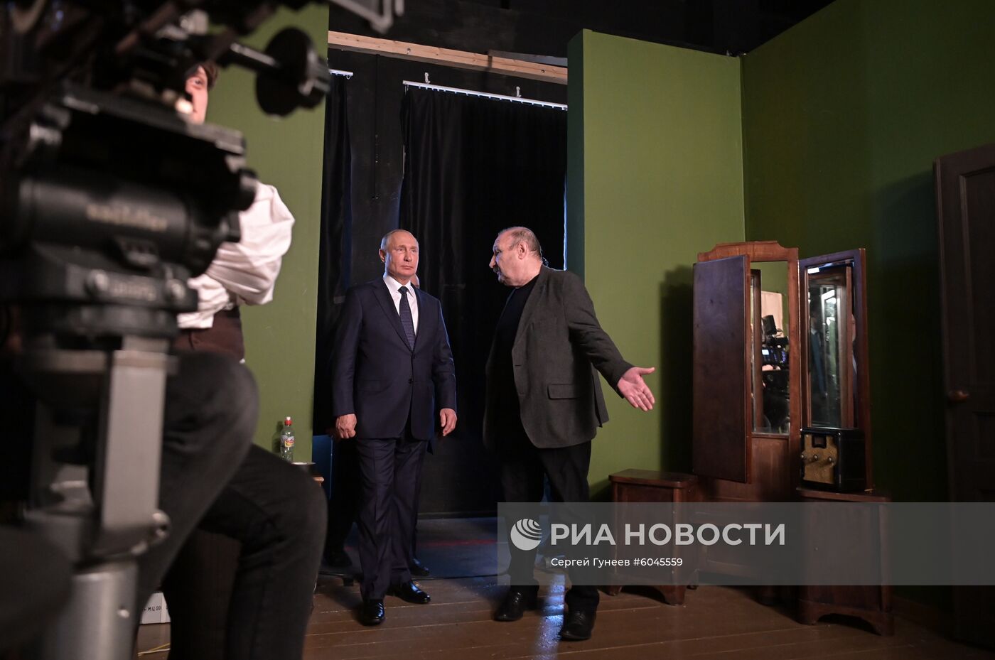 Президент РФ В. Путин посетил ВГИК