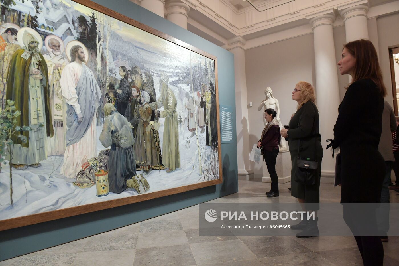 Картина М. В. Нестерова Святая Русь представлена после реставрации в  Русском музее | РИА Новости Медиабанк