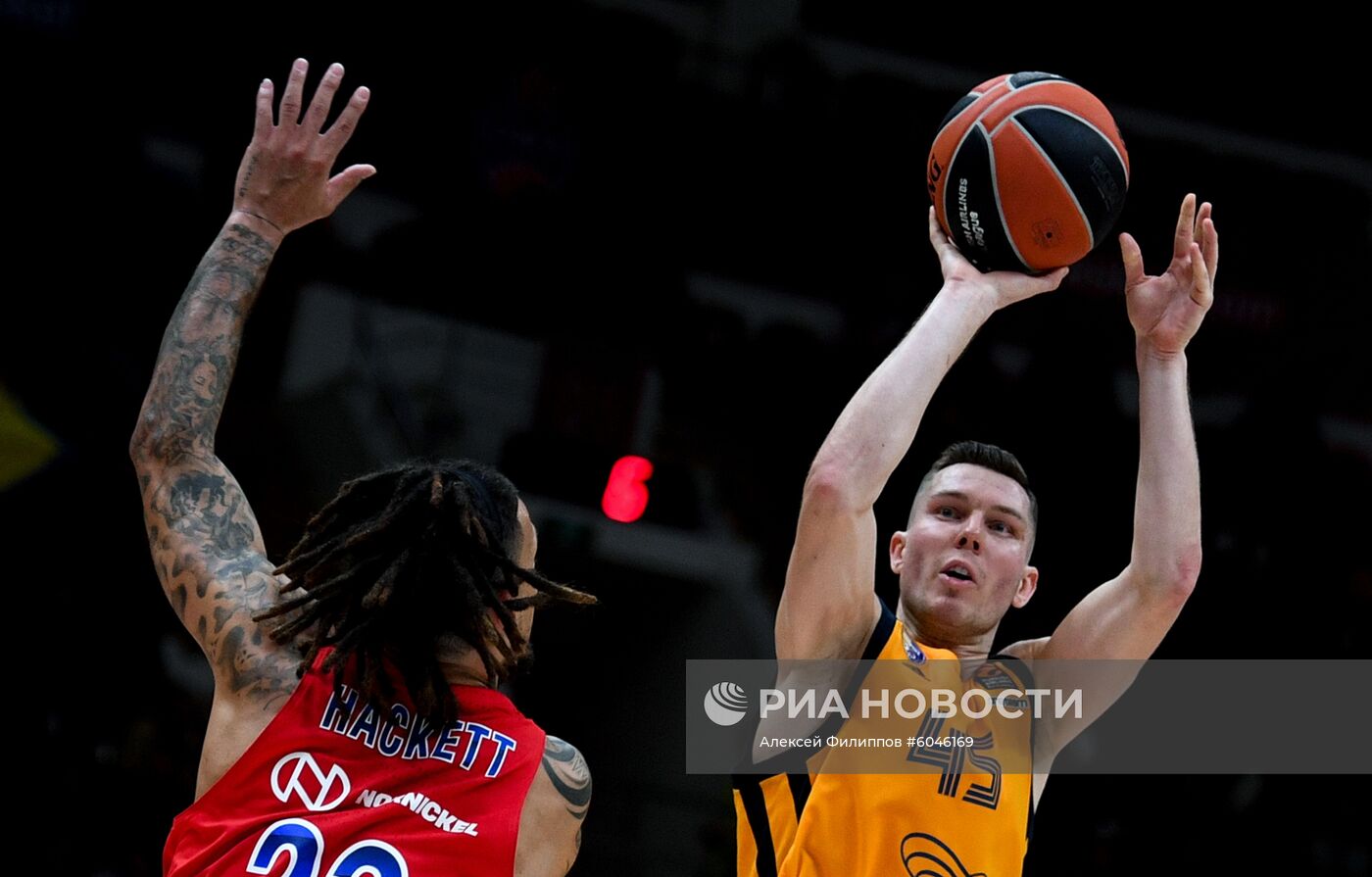 Баскетбол. Евролига. Матч ЦСКА - "Химки"