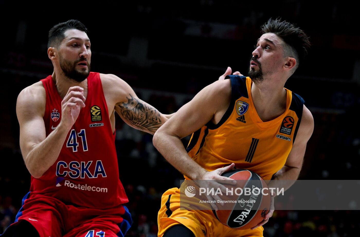 Баскетбол. Евролига. Матч ЦСКА - "Химки"