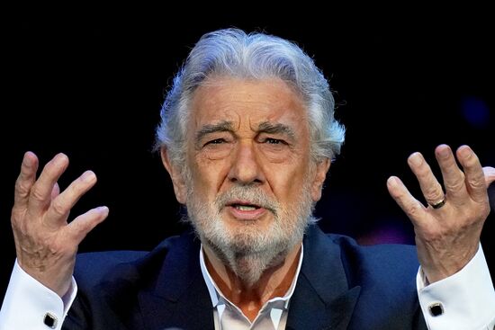 Концерт оперного певца П. Доминго в Москве