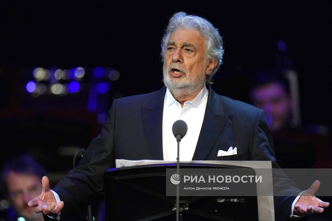 Концерт оперного певца П. Доминго в Москве