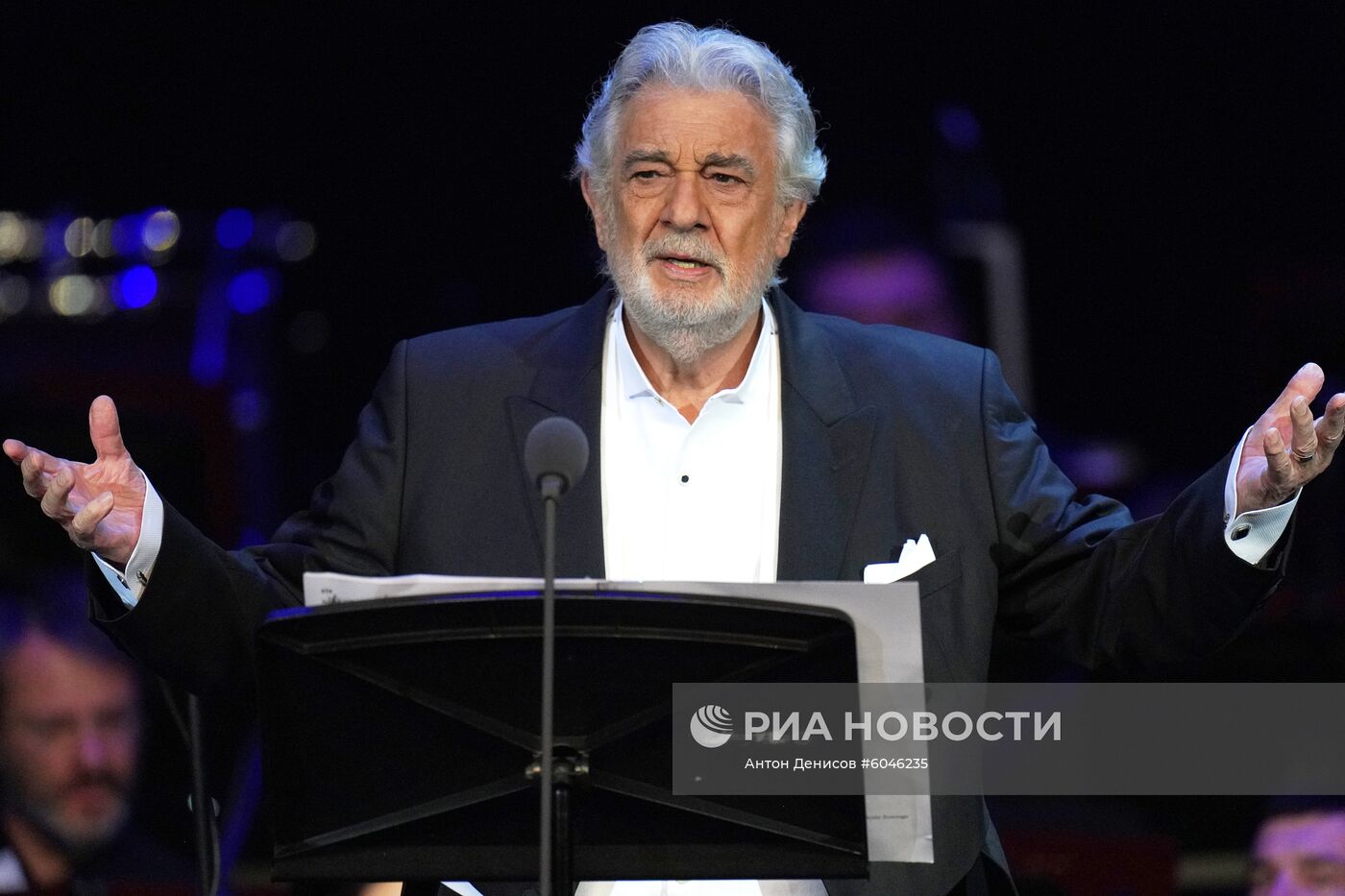 Концерт оперного певца П. Доминго в Москве