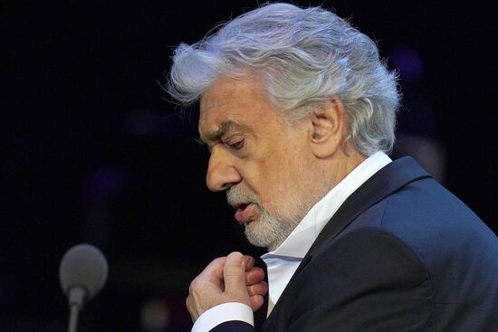 Концерт оперного певца П. Доминго в Москве