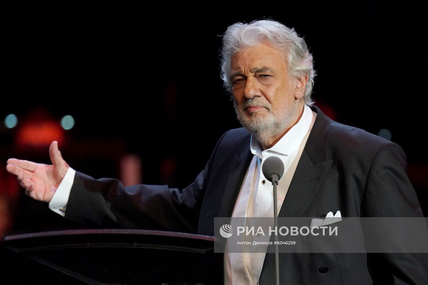 Концерт оперного певца П. Доминго в Москве