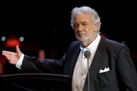 Концерт оперного певца П. Доминго в Москве