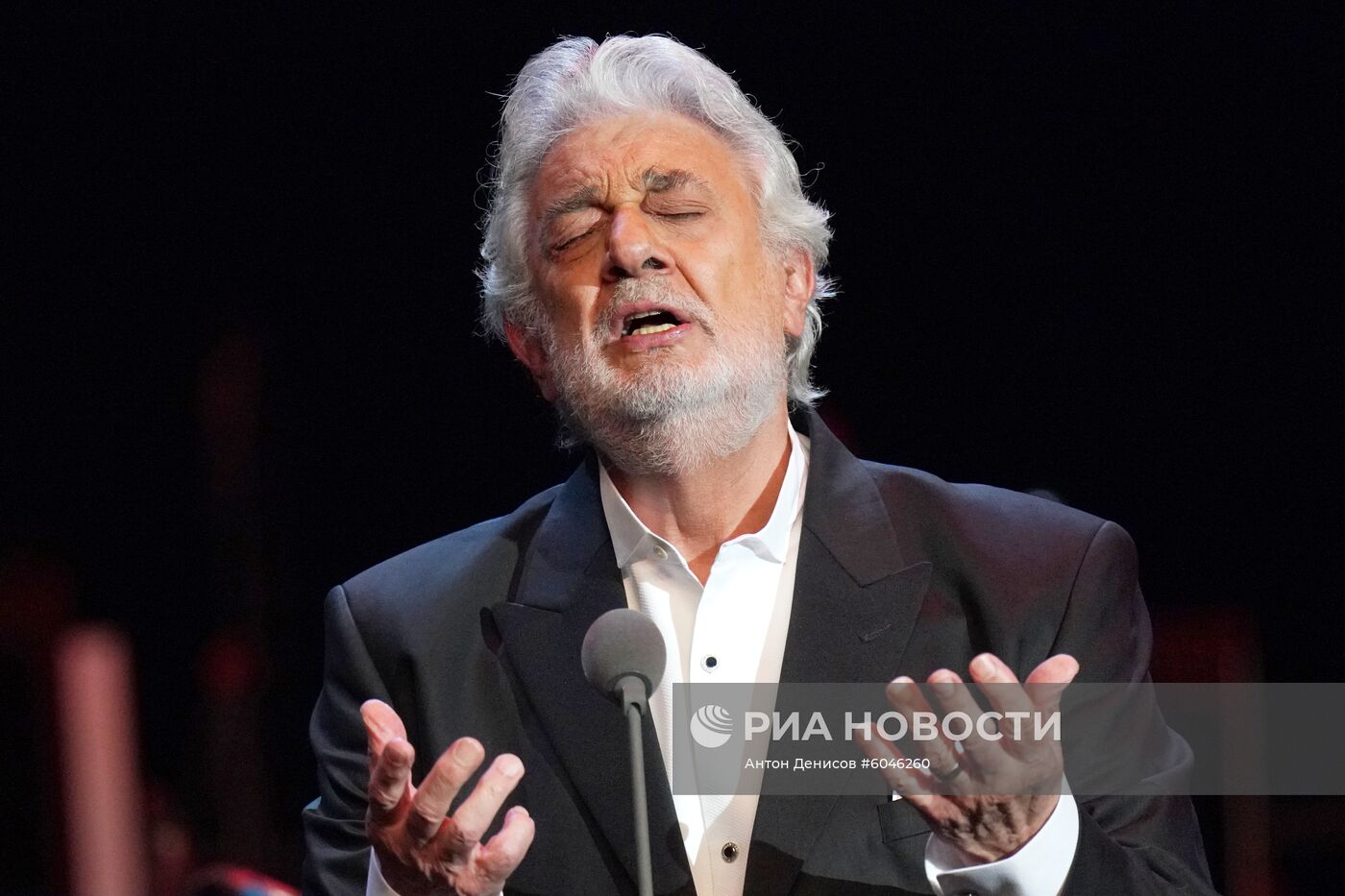 Концерт оперного певца П. Доминго в Москве