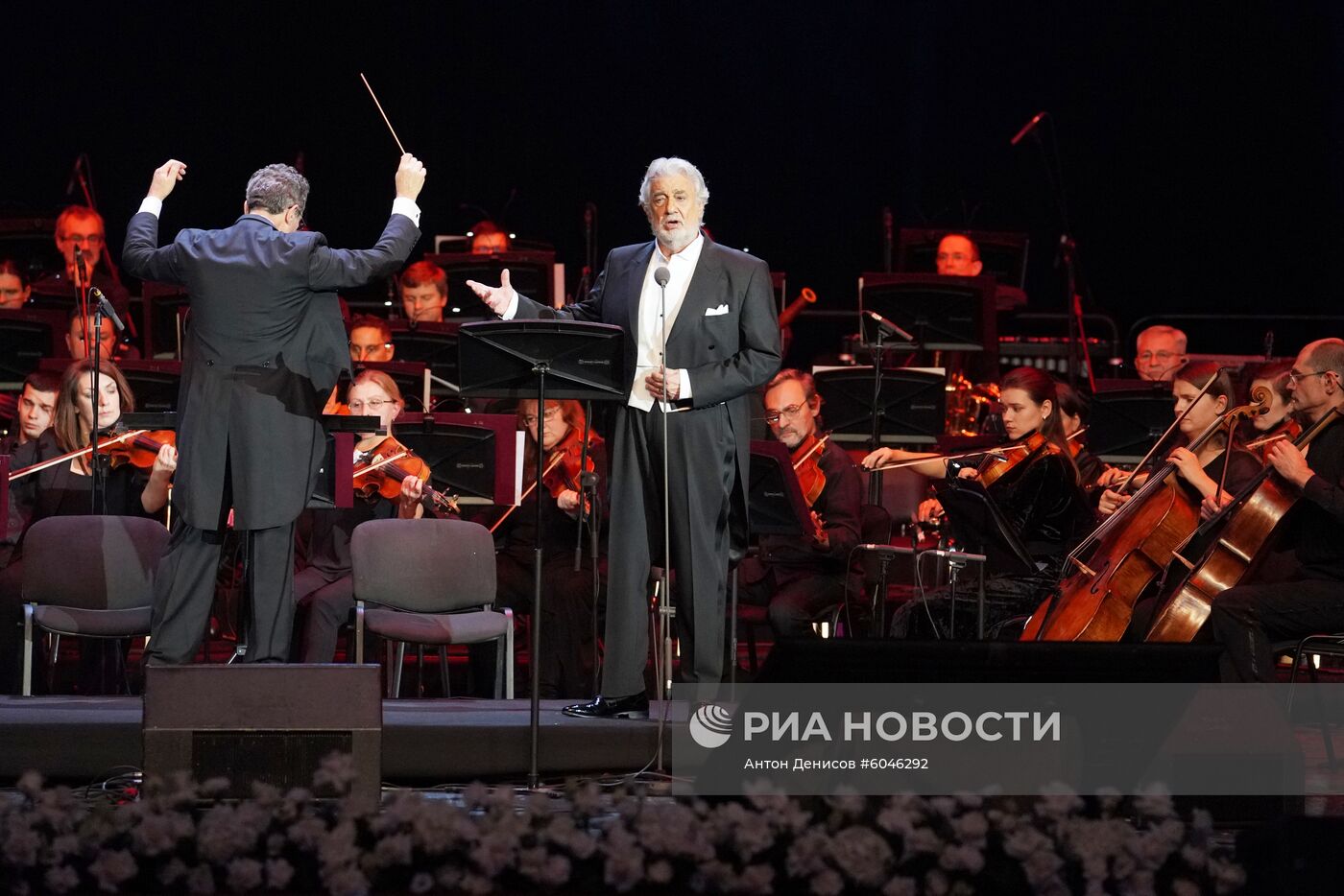 Концерт оперного певца П. Доминго в Москве