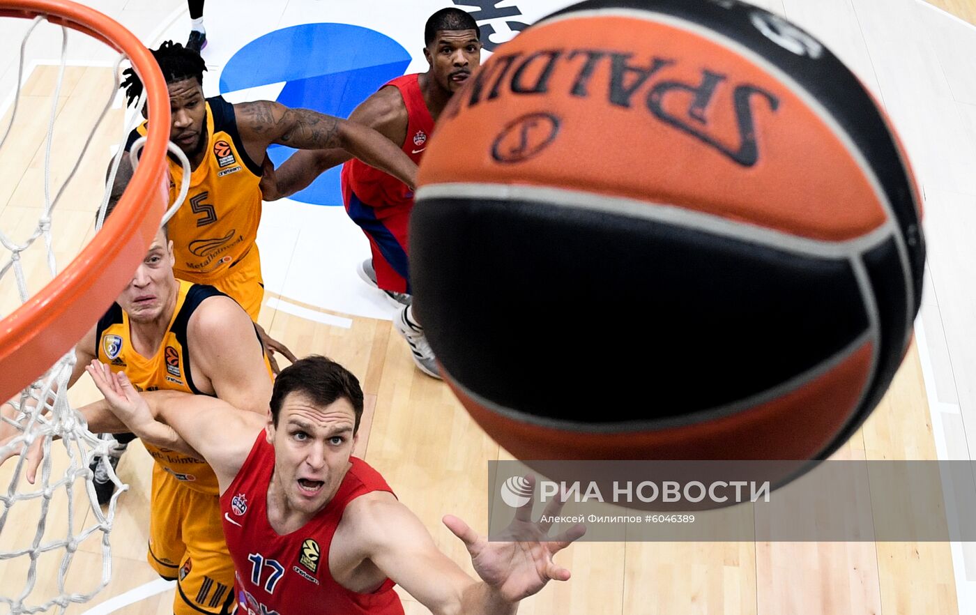 Баскетбол. Евролига. Матч ЦСКА - "Химки"